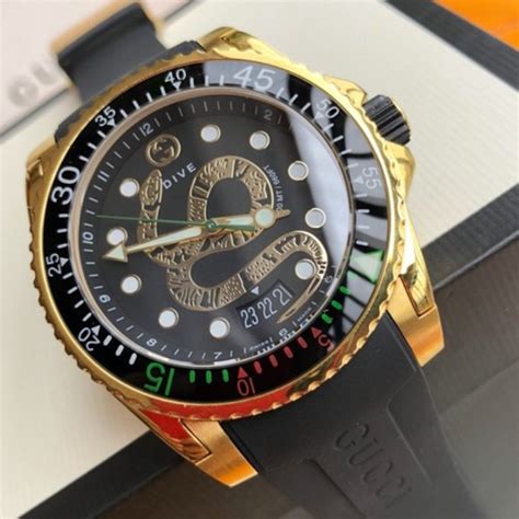 gucci dive watch fnatic|gucci dive watch 45mm snake.